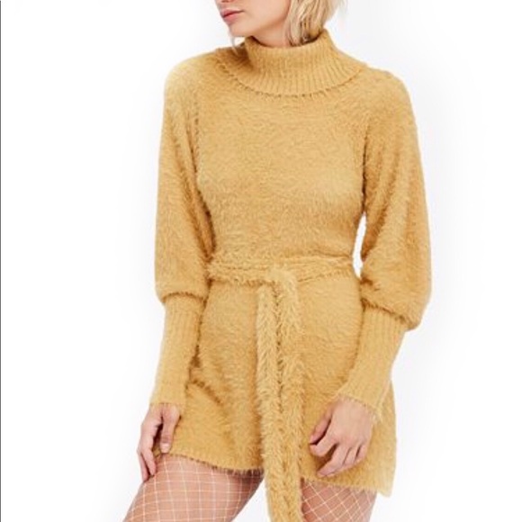 mini sweater dress turtleneck